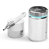 L'UGX Waterproof Dustproof Nail Drill 35000RPM for Professionals, White | Brushless Motor, 500g.cm Torque, 10-12 Hours Battery Life, Low Noise Zero Vibration, for Home &amp; Salon Use