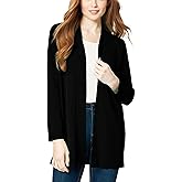 Jones New York Women's Open Front Cardigan W/Novelty Placket