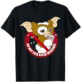 Gremlins Gizmo Do Not Feed After Midnight T-Shirt Small