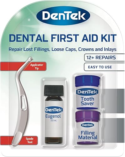 DenTek First Aid Kit for Dental Repairs - Fillings, Caps & Crowns