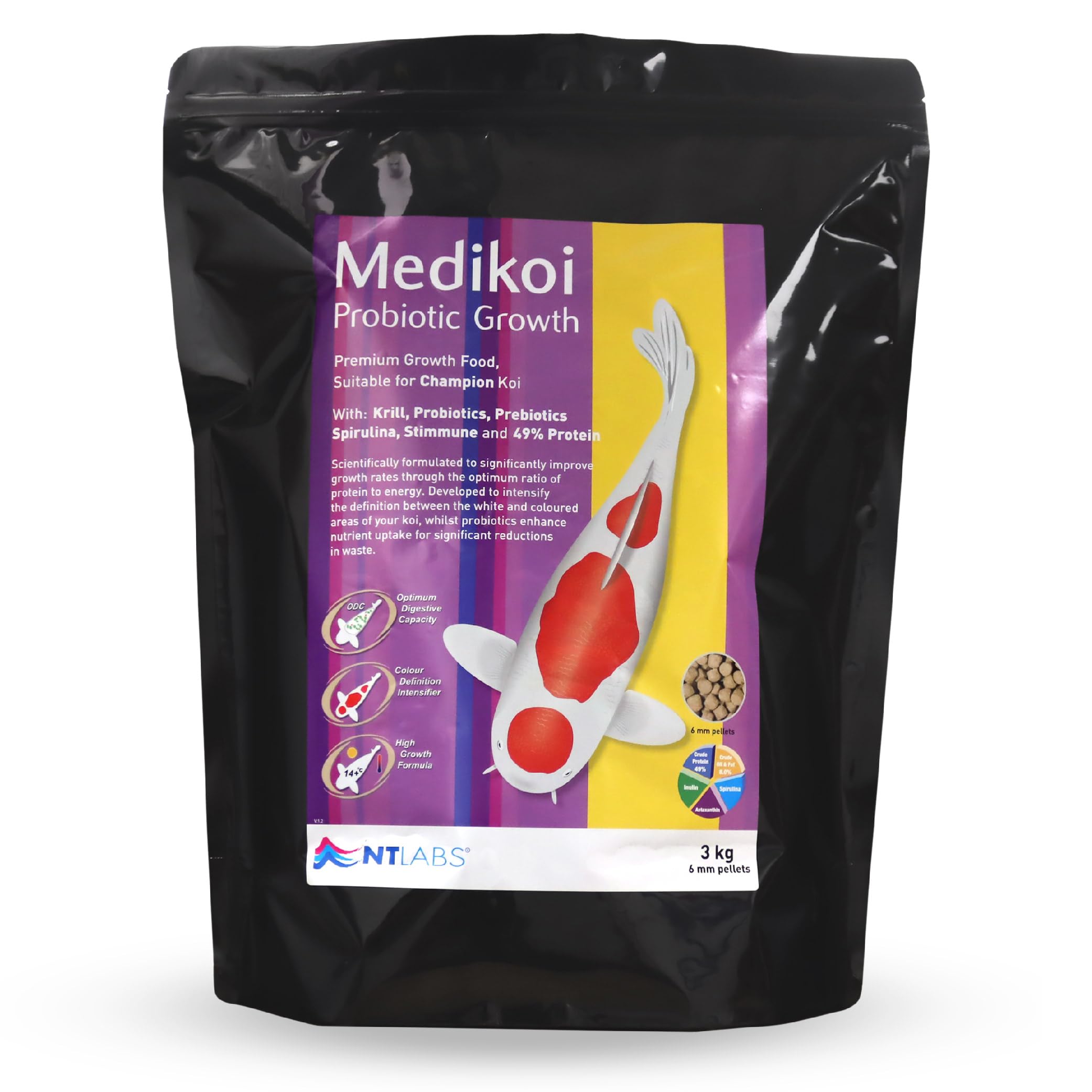 NT Labs Medikoi Probiotic Growth 3kg 6mm Pellet