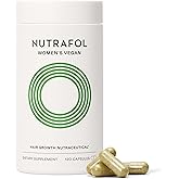 Nutrafol Women's Hair Growth Supplements, For Women 18-44 Years Old, Clinically Tested for Visibly Thicker, Stronger Hair, 100% Vegan Ingredients, Dermatologist Recommended - 1 Month Supply