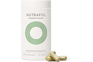 Nutrafol Women's Hair Growth Supplements, For Women 18-44 Years Old, Clinically Tested for Visibly Thicker, Stronger Hair, 100% Vegan Ingredients, Dermatologist Recommended - 1 Month Supply