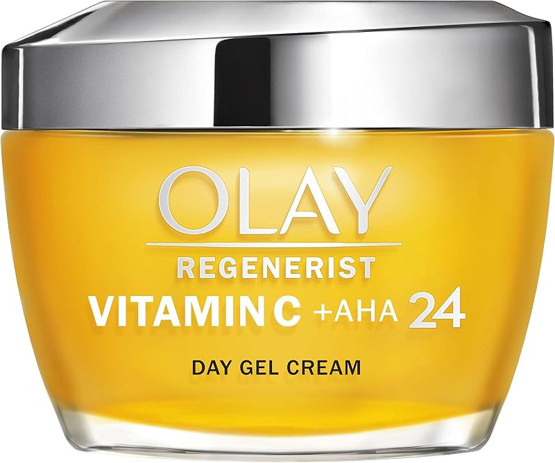 Vitamin C + AHA 24 Crema Hidratante, Gel Crema De Día Con Vitamina C, AHA Y Niacinamida Para Un Tono De Piel Visiblemente Más Luminoso Y Uniforme, 50 ml