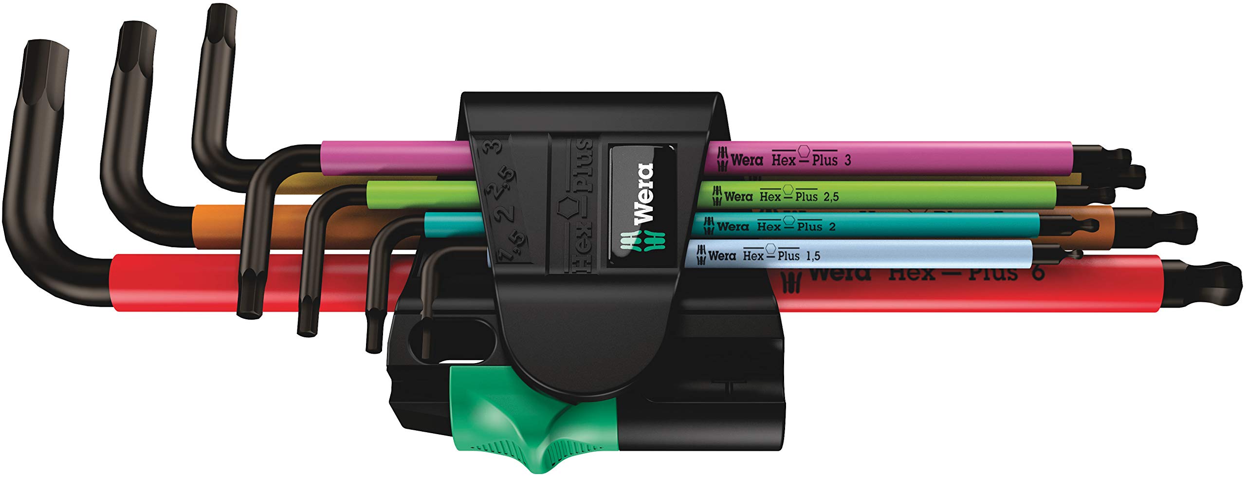 Wera 950/7 Hex-Plus Multicolour magnético 1
