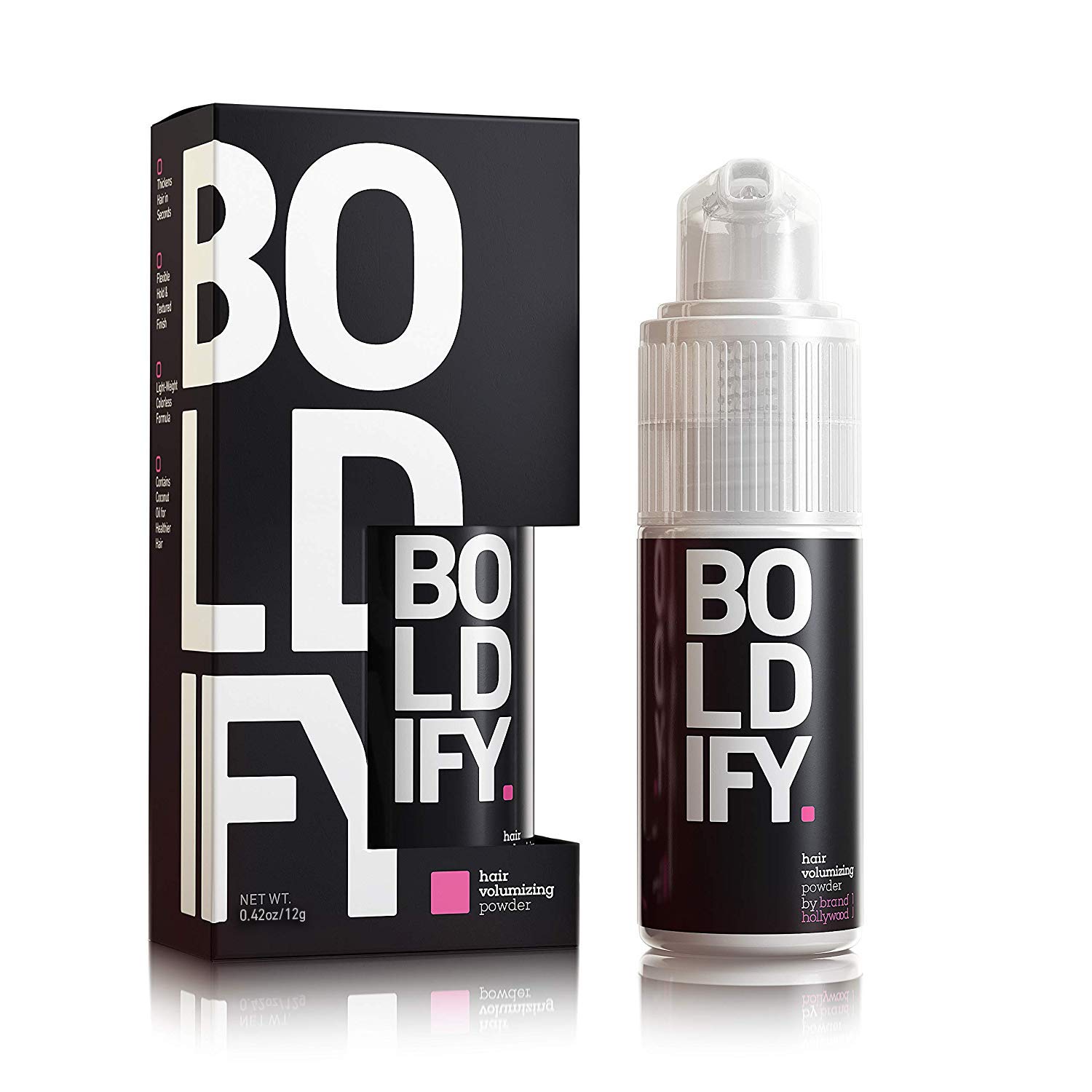 BOLDIFY Hair Volumizer Powder 24 Hour Volume Softness No Mess