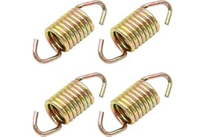 EATAKWARD 4Pcs 7041804 Exhaust Springs, Exhaust Pipe Spring Replacement for Polaris Snowmobile Sportsman Ranger Trail Touring