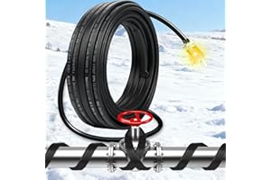 HEATIT PLSR1 100-feet 120V Industrial and Commercial Grade Self Regulating Heating Cable Long Term use Design, Heavy Duty, We