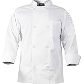 Chef Code Men's 8 Pearl Button Chef Coat