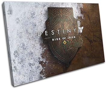 Bold Bloc Design - Destiny Rise of Iron XBOX ONE PS4 Gaming 120x80cm SINGLE Leinwand Kunstdruck Box gerahmte Bild Wand hangen