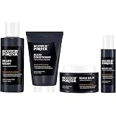 Scotch Porter Beard Kit &ndash; Beard Wash, Conditioner, Balm &amp; Oil for Men | Cleanse, Moisturize, Soothe &amp; Style Coarse, Dry Facial Hair for a Fuller/Healthier-Looking Beard - Beard Essentials Gift Set