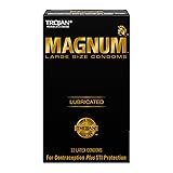 Trojan Magnum Large Size Lubricated Condoms - 12