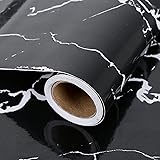 TORC Black Marble Wallpaper Peel and Stick 17.1" x