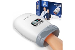 BOB AND BRAD Hand Massager with Heat and Compression, FSA-HSA Eligible, H60 Cordless Hand Massager for Arthritis and Carpal Tunnel, Pain Relief Heated Wrist Finger Massage, Christmas Gifts for Mom Dad
