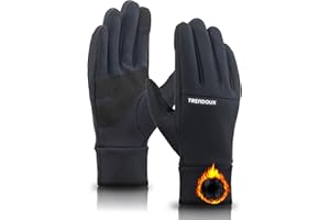 TRENDOUX Winter Gloves Men Women: Warm Ski Snow Touch Screen Gloves Thermal Running Cold Weather Skiing & Driving & Cycling