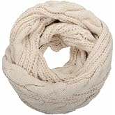 NEOSAN Womens Thick Ribbed Knit Winter Infinity Circle Loop Scarf | Cashmere-Like Soft, Warm, Versatile Wrap, Head Neck Covering, Cold Weahter Warmer, Scarves For Women