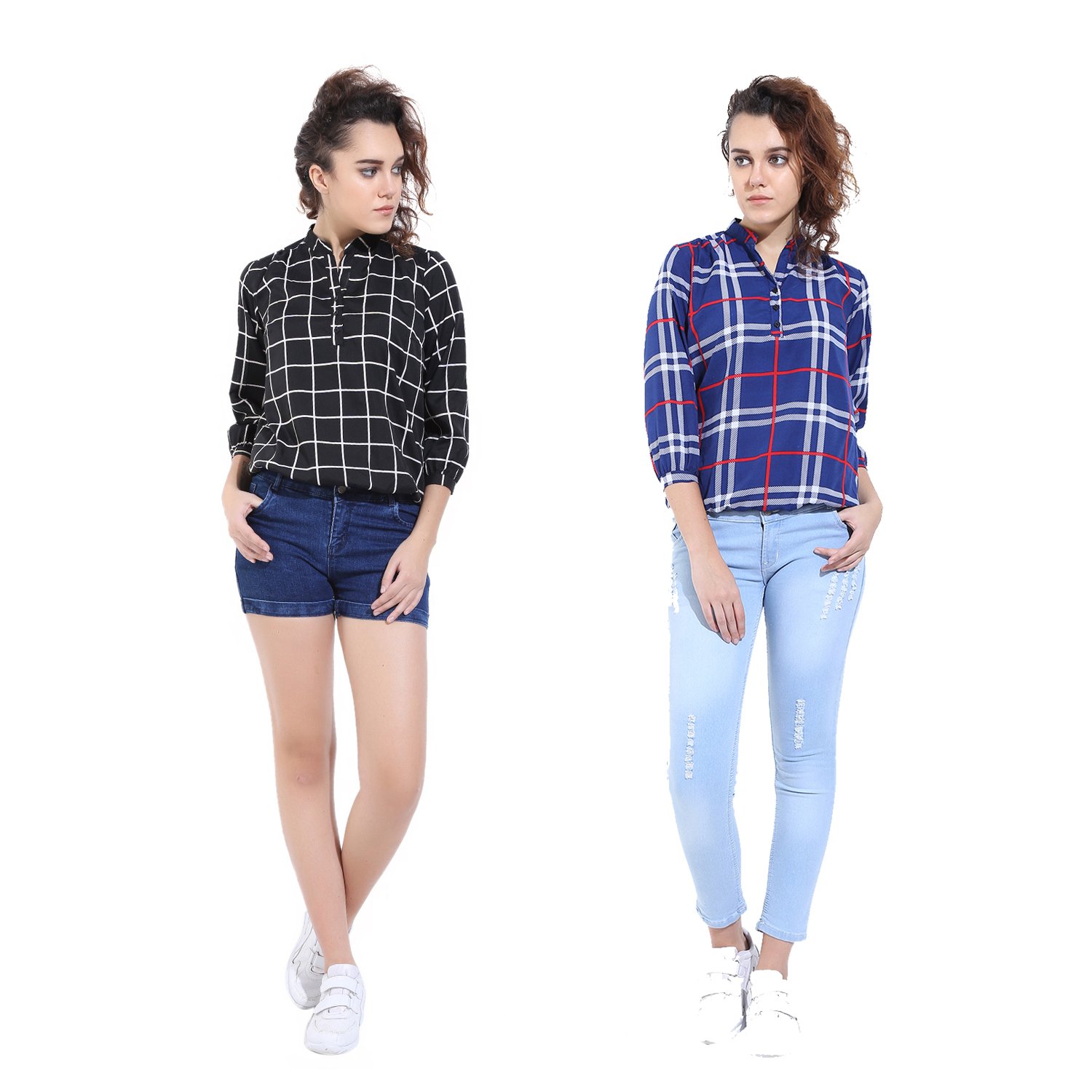 mallory winston navy women's balloon top pack of 2.