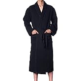 Alpine Swiss Gavin Mens Lightweight Cotton Robe Shawl Collar Knit Bathrobe