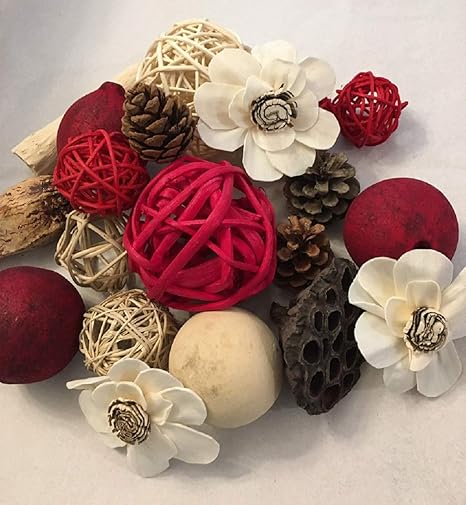 Wreaths Door Red Rattan Decorative Spheres Natural Twig Balls