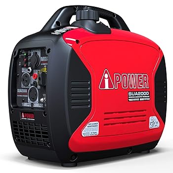 A-iPower SUA2000iV Super Quiet 2000 Watt Portable Inverter Generator
