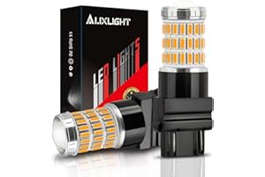 AUXLIGHT 3157 3156 4157 3057 3357 LED Bulbs, Ultra Bright 60-SMD LED Replacement for Turn Signal Blinker Lights, Brake/Tail L