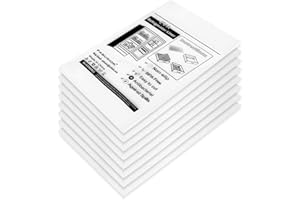 Clear Refrigerator Liners 8-PCS Washable: 11.8 x 17.7 Inch Easy to Clean Non BPA Fridge Drawer Mat - Translucence Easy to Cut