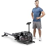 Marcy Water Rowing Machine Cardio Training Equipment, 300-lb Capacity NS-6070RW, Black