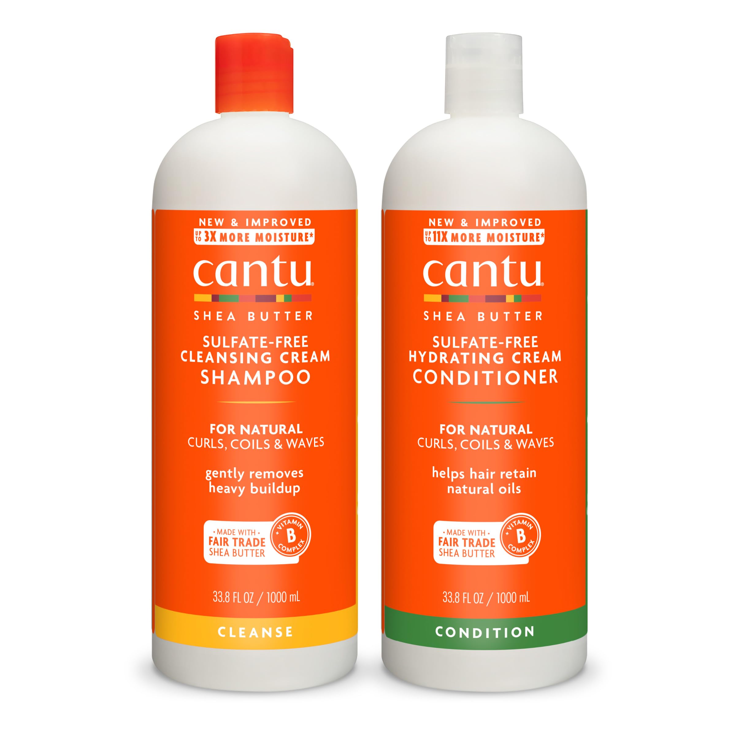 Photo 1 of Cantu Shampoo & r with Shea Butter for Natural Hair, 1L 