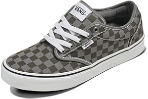 Vans Men's Atwood Sneaker, Tonal Check Faded Black, 13