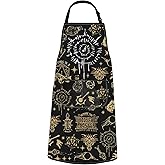 POFULL Video Game Lover Gift Role Playing Gamer Gift BG3 Gamer Merch Astarion Game Inspired Apron With Pockets