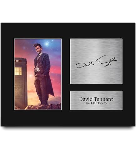 Amazon.com: HWC Trading David Tennant Dr Who Gifts USL Printed
