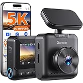 5K Dash Cam, Sarmert Car Camera Dashcam Built-in GPS 5G WiFi, 5K 4K UHD with APP, 2" IPS Screen Dash Camera with Super Night 