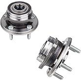 KUSATEC 513324 Front 2PCS Wheel Bearing and Hub Assembly Compatible with Jeep Grand Cherokee 2011-2019, Dodge Durango 2011-2020, 5 Lug w/ABS