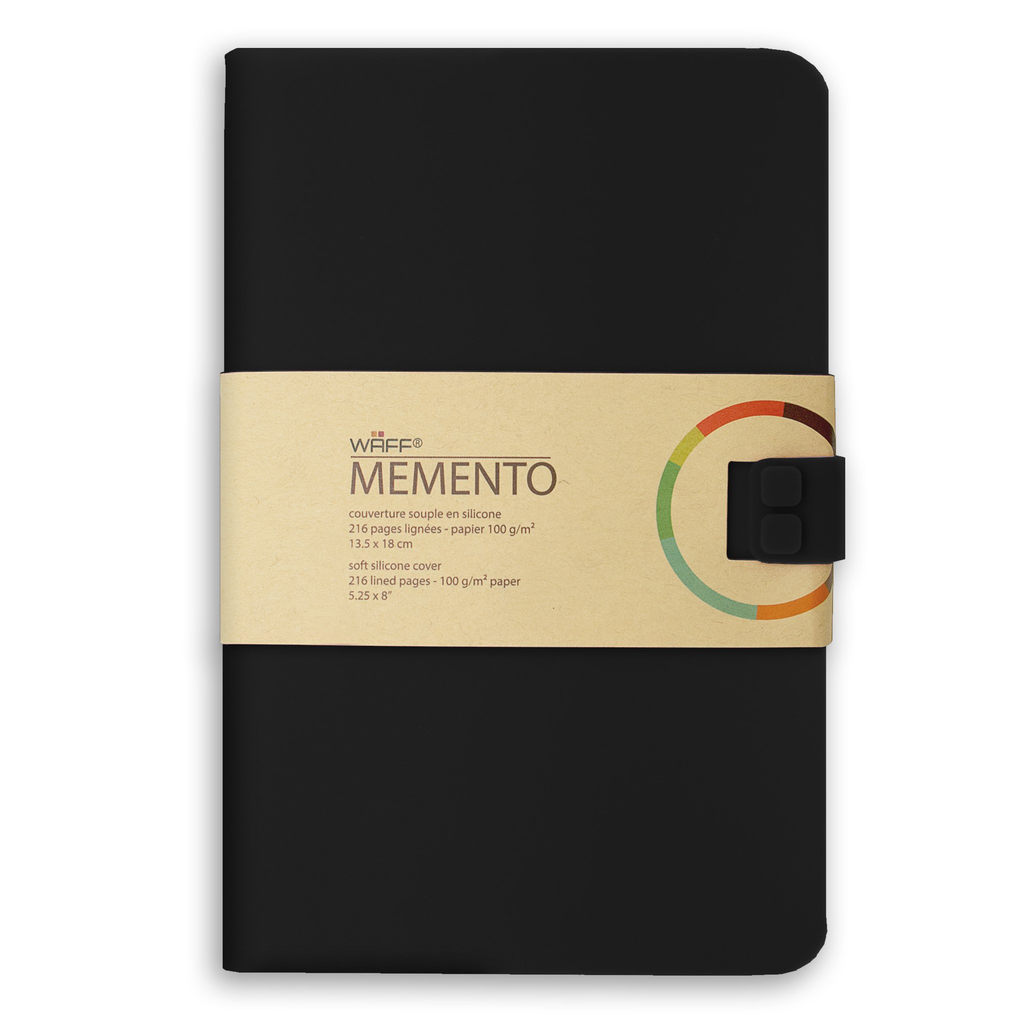 WAFF Memento Notebook – Creative L Black — image 1