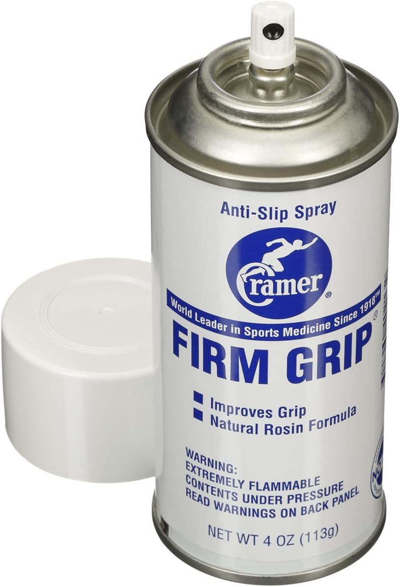Cramer Firm Grip, Anti-Slip Grip Enhancer for Sweaty Hands & Activities Like Football, Tennis, Golf, Weightlifting, Pole Fitness & Gymnastics, Spray or Powder, 4 Ounce : Beauty Products : Sports & Outdoors