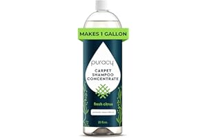 Puracy Natural Carpet Cleaner Solution & Upholstery Cleaner - Carpet Cleaning Solution & Upholstery Shampoo, Pet Stain Remove