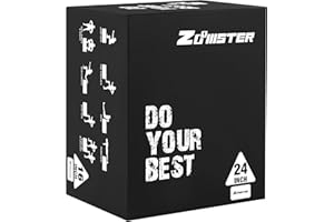 Zoomster 3-in-1 Foam Plyometric Jump Box for Home Gym Jump Training, HIIT, MMA, Weighted Stepup, Push Press and Strength Training