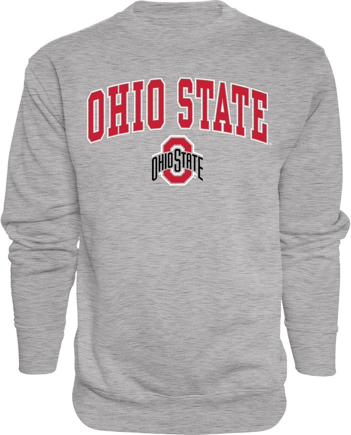Blue84 NCAA mens Crewneck Sweatshirt Gray Arching Over