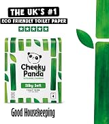 The Cheeky Panda Luxury Bamboo Toilet Tissues 3 Ply 4 Rolls view 5