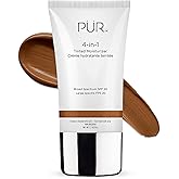 PÜR MINERALS 4-in-1 Tinted Moisturizer With SPF 20 - Hydrating Face Moisturizer, Primer, & Foundation With Shea Butter, Aloe Vera & Vitamin B3 - Vegan Friendly - Free of Paraben, Gluten & BPA