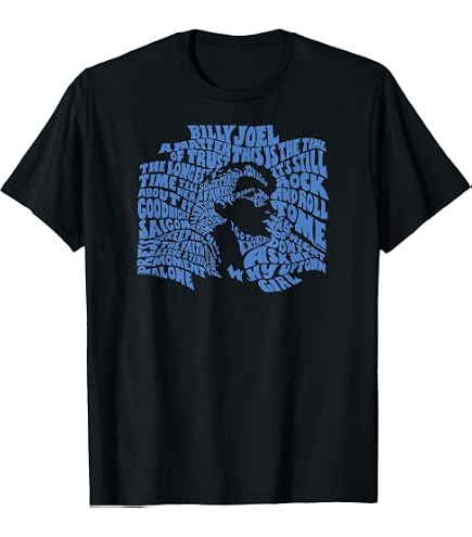 Amazon.com: Billy Joel - The Piano Man T-Shirt : Clothing, Shoes