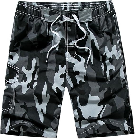 Amazon Bankiku バンキク メンズ サーフパンツ インナー付き 迷彩柄 海水パンツ カモフラ おしゃれ 水陸両用 海パン ハーフ ビーチパンツ ルームウェア ゴムウェスト カジュアル 水着 短パン 速乾 オーバーウェア 通販
