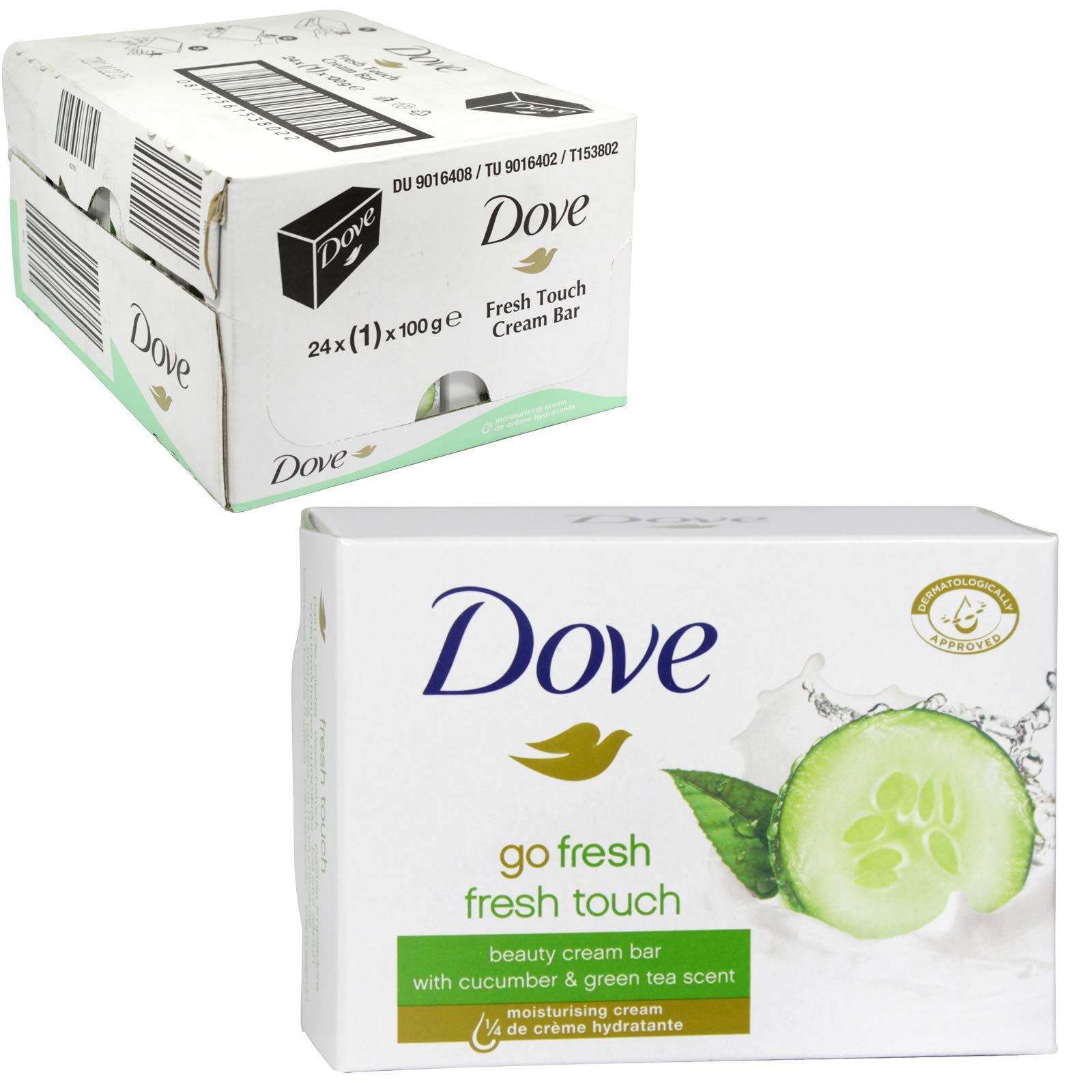DOVE SOAP 100GM GO FRESH FRESH TOUCH X 24