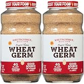 Kretschmer Original Toasted Wheat Germ Boost your Food with, 20 Ounce Glass Jar (Pack of 2)