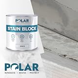 Polar Stain Blocker Paint Matt White 500ml Concrete Wood Brick Interior Walls view 3