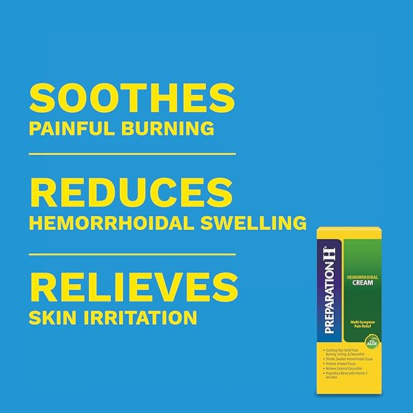 PREPARATION H HEMORRHOID CREAM WITH ALOE FOR MULTI-SYMPTOM RELIEF – 1.8 OZ TUBE