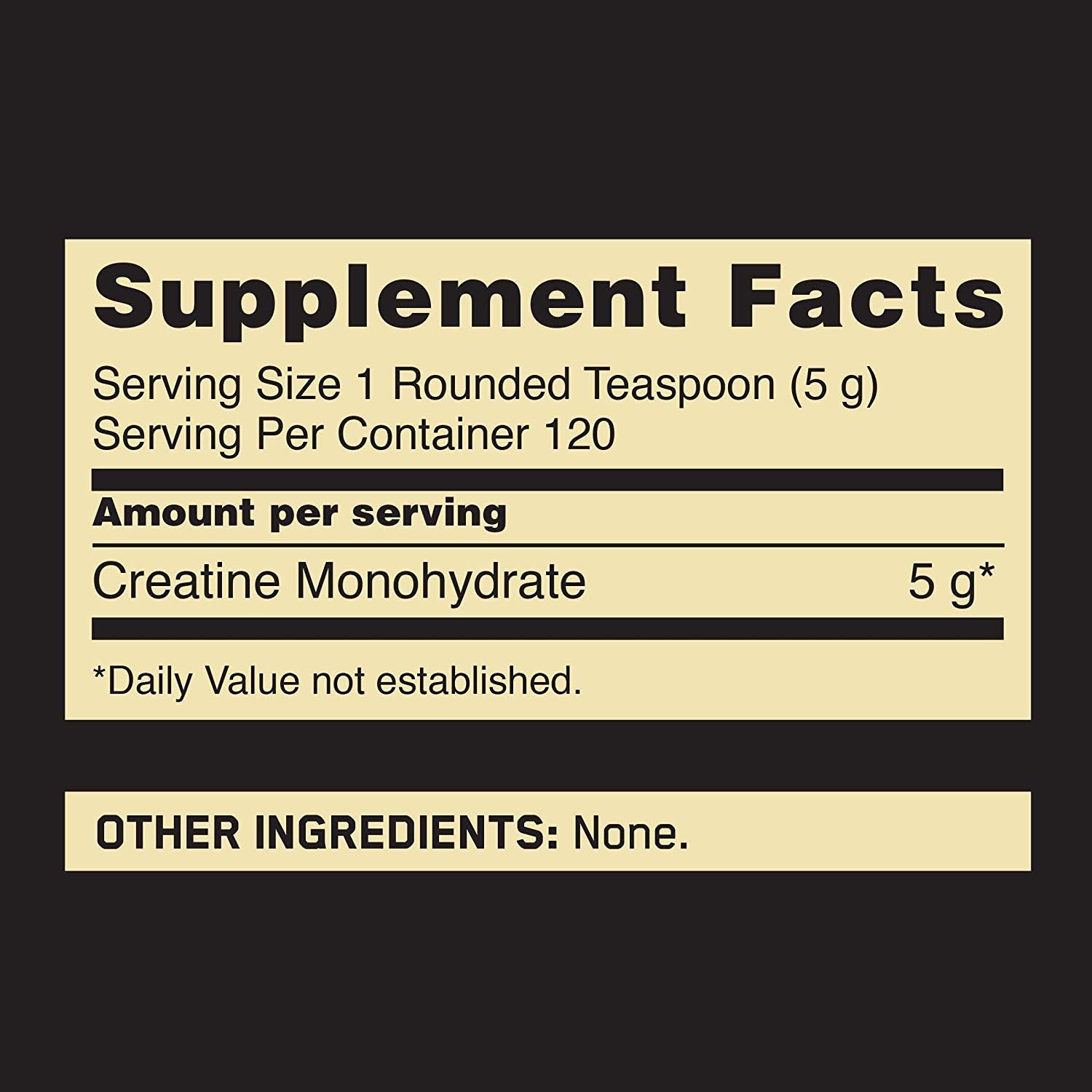 Optimum Nutrition Micronized Creatine Monohydrate Powder, Unflavored, Keto Friendly, 120 Servings (Packaging May Vary): Health & Personal Care