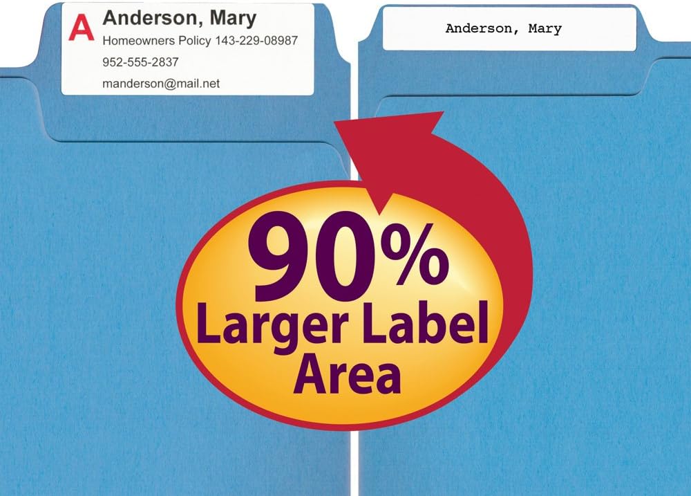 Smead SuperTab Heavyweight File Folder, Oversized 1/3-Cut Tab, Legal Size, Assorted Colors, 50 Per Box (15410) : Colored File Folders : Office Products