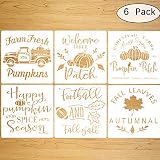 Amazon.com: Happy Fall Yall Stencil Template for Walls and Crafts ...