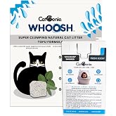 CatGenie Whoosh Super Clumping Natural Cat Litter 3+1 Pack with SaniSolution Cartridge (Fresh Scent Cartridge)